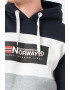 Geographical Norway Hanorac cu imprimeu logo si buzunare kangaroo Golem - Pled.ro