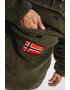 Geographical Norway Hanorac din material teddy cu logo Terifique - Pled.ro