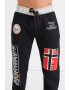 Geographical Norway Pantaloni sport cu aplicatii logo Myer - Pled.ro