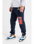 Geographical Norway Pantaloni sport cu aplicatii logo Myer - Pled.ro