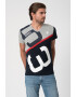 Geographical Norway Tricou cu decolteu in V si imprimeu logo Janoe - Pled.ro