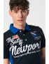 Geographical Norway Tricou polo cu imprimeuri si broderii Kayport - Pled.ro