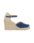 Geox Espadrile din piele intoarsa cu talpa wedge - Pled.ro