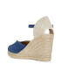 Geox Espadrile din piele intoarsa cu talpa wedge - Pled.ro