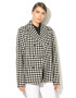 Geox Haina din amestec de lana cu imprimeu houndstooth - Pled.ro