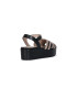 Geox Sandale din piele cu talpa wedge - Pled.ro