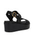 Geox Sandale din piele cu talpa wedge - Pled.ro