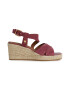 Geox Sandale-espadrile de piele intoarsa cu platforma - Pled.ro