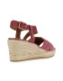 Geox Sandale-espadrile de piele intoarsa cu platforma - Pled.ro