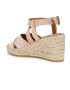 Geox Sandale-espadrile de piele intoarsa cu platforma - Pled.ro