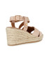 Geox Sandale-espadrile de piele intoarsa cu platforma - Pled.ro