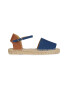 Geox Sandale-espadrile din piele si piele intoarsa - Pled.ro