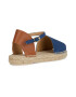 Geox Sandale-espadrile din piele si piele intoarsa - Pled.ro