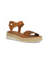 Geox Sandale wedge de piele cu model perfoat - Pled.ro