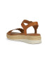 Geox Sandale wedge de piele cu model perfoat - Pled.ro