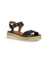 Geox Sandale wedge de piele cu model perfoat - Pled.ro