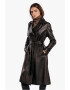 Gerali Tailoring Trench din piele naturala pentru Femei Model Leather Trench - Pled.ro