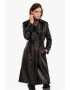 Gerali Tailoring Trench din piele naturala pentru Femei Model Leather Trench - Pled.ro