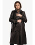 Gerali Tailoring Trench din piele naturala pentru Femei Model Leather Trench - Pled.ro