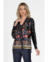 GIORGAL Bluza cu aspect satinat si model floral Nantes - Pled.ro