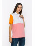 Giorgio di Mare Tricou polo din bumbac cu model colorblock - Pled.ro