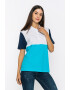 Giorgio di Mare Tricou polo din bumbac cu model colorblock - Pled.ro