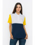 Giorgio di Mare Tricou polo din bumbac cu model colorblock - Pled.ro