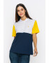 Giorgio di Mare Tricou polo din bumbac cu model colorblock - Pled.ro