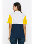 Giorgio di Mare Tricou polo din bumbac cu model colorblock - Pled.ro