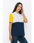 Giorgio di Mare Tricou polo din bumbac cu model colorblock - Pled.ro