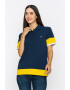 Giorgio di Mare Tricou polo din bumbac cu model pique - Pled.ro