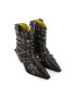 Gioseppo Botine cowboy din piele cu anouri metalice - Pled.ro