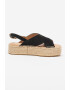 Gioseppo Sandale-espadrile flatform din piele intoarsa Comala - Pled.ro