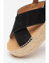 Gioseppo Sandale-espadrile flatform din piele intoarsa Comala - Pled.ro