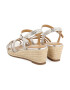 Gioseppo Sandale wedge de piele cu design impletit Lelant - Pled.ro