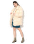 Glamorous Cojoc bej deschis de blana shearling sintetica - Pled.ro