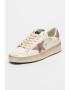 GOLDEN GOOSE Pantofi sport de piele cu detalii de piele de reptila Stardan - Pled.ro