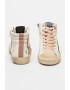 GOLDEN GOOSE Pantofi sport de piele cu garnituri de piele intoarsa Slide - Pled.ro