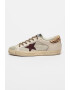 GOLDEN GOOSE Pantofi sport de piele cu insertii de piele cu par scurt piele intoarsa si material textil - Pled.ro