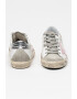 GOLDEN GOOSE Pantofi sport de piele si piele intoarsa cu aspect uzat Super-Star - Pled.ro