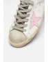 GOLDEN GOOSE Pantofi sport de piele si piele intoarsa cu aspect uzat Super-Star - Pled.ro