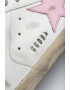 GOLDEN GOOSE Pantofi sport de piele si piele intoarsa cu aspect uzat Super-Star - Pled.ro