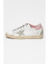 GOLDEN GOOSE Pantofi sport de piele si piele intoarsa cu aspect uzat Super-Star - Pled.ro