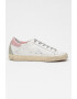 GOLDEN GOOSE Pantofi sport de piele si piele intoarsa cu aspect uzat Super-Star - Pled.ro