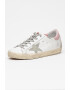 GOLDEN GOOSE Pantofi sport de piele si piele intoarsa cu aspect uzat Super-Star - Pled.ro