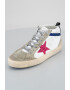 GOLDEN GOOSE Pantofi sport inalti de piele si piele intoarsa - Pled.ro