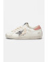 GOLDEN GOOSE Tenisi din piele cu detaliu contrastant Super Star - Pled.ro