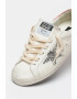 GOLDEN GOOSE Tenisi din piele cu detaliu contrastant Super Star - Pled.ro