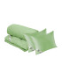 Green Future Set 2 perne 50x70 cm si pilota matlasata 300gr/mp Bamboo Sense - Pled.ro