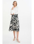 GreenPoint Fusta midi cu model - Pled.ro